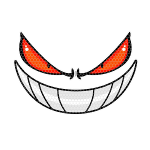 REFLECTIVE STICKER DEVIL EYES C